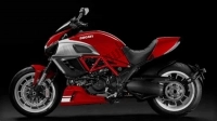 Alle originele en vervangende onderdelen voor uw Ducati Diavel White Stripe 1200 2013.